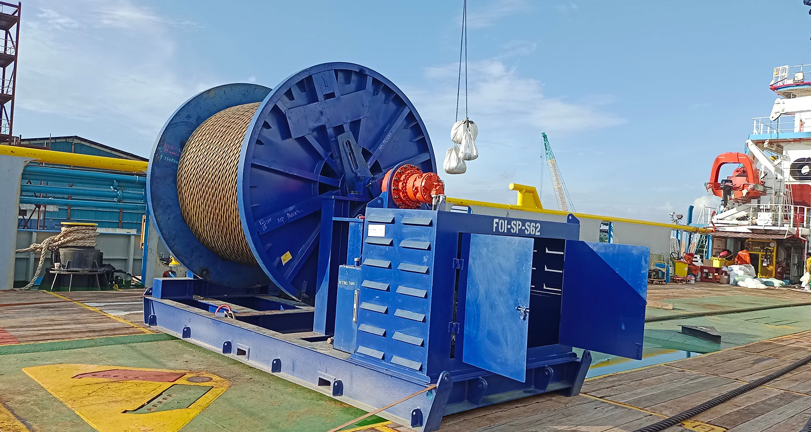 Wire Ropes Spooler - PT. Franklin Offshore Indonesia Perkasa